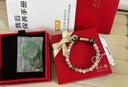 周六福（ZLF）  金鑲玉手鏈女足金和田青玉經(jīng)典大氣手串送女友禮物 福運圓滿(mǎn)手串 曬單實(shí)拍圖