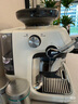 鉑富（Breville）BES881 半自動(dòng)咖啡機 家用意式 智能觸摸屏 智能輔助壓粉系統 恒溫萃取 大容量水箱 海鹽白 曬單實(shí)拍圖