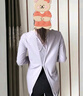 佑游瑜伽服女長(cháng)袖運動(dòng)罩衫秋冬健身速干上衣發(fā)帶二件套J34004Y紫色L 曬單實(shí)拍圖