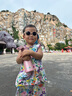 kocotreekk樹(shù)嬰兒眼鏡防曬寶寶墨鏡男寶幼兒太陽(yáng)鏡偏光女寶潮橡皮粉 曬單實(shí)拍圖