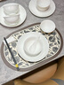 NINE CRANES高級感碗具套裝骨瓷家用純白景德鎮陶瓷碗盤(pán)餐具高檔喬遷送禮整套 一級骨瓷丨錦盒包裝丨配鴻運煲 46件套 曬單實(shí)拍圖