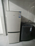 海爾（Haier）冰箱出品雙開(kāi)門(mén)二門(mén)177升冰箱家用小型冰箱租房省電不占地冷藏冷凍統帥家用小冰箱 以舊換新 177升雙門(mén)冰箱節能省電 兩天約用1度電 曬單實(shí)拍圖