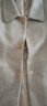 雪中飛女士中老年媽媽裝春秋季翻領(lǐng)休閑毛呢外套女 卡其  3XL (180)  曬單實(shí)拍圖