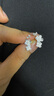 Lnieer999足銀梅花養(yǎng)耳洞耳釘女2025新款氣質(zhì)耳環(huán)輕奢小眾高級感耳飾品 梅花耳釘【通體999足銀】 曬單實拍圖