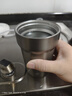 京東京造保溫杯 咖啡杯男女便攜隨行水杯實(shí)用杯子 銀灰色360ml 曬單實(shí)拍圖