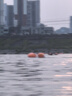 拓勝（TOSWIM）跟屁蟲(chóng)游泳專(zhuān)用裝備成人水陸兩用安全氣囊漂浮神器戶(hù)外浮漂 夏夜螢光-20L水陸兩用游泳漂浮袋 曬單實(shí)拍圖