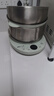 小熊（Bear）煮蛋器 預(yù)約定時304不銹鋼家用雙層蒸蛋器 迷你不粘煎盤煎蛋器 微電腦觸控多功能早餐神器 雙層 全鋼ZDQ-B14Y5 曬單實(shí)拍圖