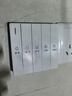 國際電工86型暗裝墻壁式面板浴霸開(kāi)關(guān)通用五開(kāi)合一浴霸暖風(fēng)衛生間五聯(lián)開(kāi)關(guān) 五開(kāi)聯(lián)動(dòng)浴霸開(kāi)關(guān)-雙電機白色 曬單實(shí)拍圖