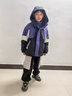 G.DUCKKIDS小黃鴨童裝男童沖鋒衣三合一可拆卸兒童外套男大童夾棉秋冬登山服 紫色 150 尺碼11~12歲【140-150cm】cm 曬單實(shí)拍圖