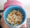 小鹿藍藍嬰兒泡芙兒童零食磨牙多造型泡芙球溶豆米餅搭檔 【10月+】鴨鴨泡芙蘋果香蕉味1罐 曬單實拍圖