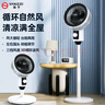 揚子電風(fēng)扇空氣循智能風(fēng)扇家用臥室客大風(fēng)量落地扇臺扇凈化循制冷85CM 【自動(dòng)搖頭+三擋風(fēng)速+臺地兩用】 曬單實(shí)拍圖