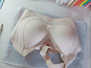 貓人無(wú)痕內(nèi)衣女士無(wú)鋼圈文胸大胸顯小提拉聚攏上托防下垂薄粉底液胸罩 曬單實(shí)拍圖