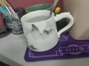 PAKCHOICE茶杯茶水分離陶瓷杯帶蓋辦公室杯羊脂玉水杯送父親教師禮物泡茶杯 曬單實(shí)拍圖