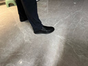 愛(ài)步（ECCO）樂(lè )福鞋男 百搭增高牛皮休閑皮鞋 雅仕男鞋系列207144 黑色41 曬單實(shí)拍圖