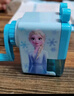 迪士尼（Disney）小學(xué)生削筆機 簡約手搖鉛筆削筆器/削筆刀/卷筆刀/轉(zhuǎn)筆刀 兒童便攜削筆刀 艾莎公主A74016-F1X 曬單實拍圖