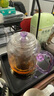 禾器·斑斕禾器蓮君壺玻璃煮茶壺家用大號電陶爐專(zhuān)用燒水壺陳皮老白茶煮茶器 蓮君壺-淺紫色-1100ml（雙內膽） 曬單實(shí)拍圖