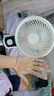 格力博家用電風(fēng)扇靜音落地循環(huán)扇臥室空調(diào)扇小型臺式制冷直流一級能 扁頭機(jī)械自動搖頭-白 曬單實拍圖