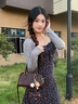 CinvaiKrose【趙昭儀同款】包包女包2025新款保齡球斜挎包生日七夕情人節(jié)禮物 咖啡色【送女友老婆女生禮物走心】 曬單實(shí)拍圖