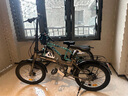 永久（FOREVER）青少年兒童折疊自行車山地車便攜禧瑪諾變速單車銀灰20寸7速 曬單實拍圖
