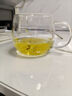 富光花茶杯 男女士茶水分離杯子 雙層辦公泡茶玻璃杯帶把高硼硅水杯 曬單實(shí)拍圖