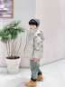 G.DUCKKIDS兒童羽絨服短款面包服加厚白鴨絨連帽中大童免洗亮面冬季新款保暖 銀色 150 尺碼偏大 曬單實(shí)拍圖