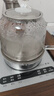 豐谷全自動(dòng)上水電熱水壺 茶臺燒水壺 家用辦公嵌入式茶桌茶幾一體機茶具電茶爐套裝 1L （37*20cm）底部雙加水拉絲銀-蒸茶款 曬單實(shí)拍圖