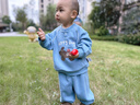 LUSON小O爸男嬰童 男寶寶秋季衛衣套裝2025新款嬰兒運動(dòng)休閑秋裝 曬單實(shí)拍圖