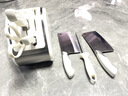 派萊斯德國品質(zhì)刀具大全 廚房菜刀三件套 切菜刀砍骨刀廚師刀廚具全套 白雀尾全套刀具8件套 曬單實(shí)拍圖