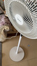 美的（Midea）【颶風(fēng)節能】七葉柔風(fēng)立式電風(fēng)扇/家用輕音落地扇/臺式小型風(fēng)扇/大風(fēng)力遙控定時(shí)搖頭風(fēng)扇 SAH35BSJ 曬單實(shí)拍圖