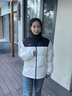 鴨鴨（YAYA）時(shí)空道宇系列羽絨服男2025新款情侶裝立領(lǐng)羽絨面包服外套S 青光黑色 L (175) 【適合130-150斤】 曬單實(shí)拍圖