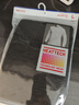 優(yōu)衣庫合作款/男裝HEATTECH EXTRA WARM混紡圓領(lǐng)T恤9分袖481441 09 黑色 L /175/100 曬單實(shí)拍圖