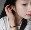 DAISY DREAM999足銀耳釘女養耳洞耳棒耳骨釘睡覺(jué)免摘耳環(huán)防堵針男足銀針耳飾 【1對裝】3mm圓頭耳釘【999銀】 曬單實(shí)拍圖