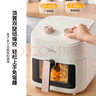 美的（Midea）空氣炸鍋透明可視免翻面7升實(shí)用大容量家用多功能無(wú)油炸外酥里嫩不沾易清洗電炸鍋烤箱 MF-KZE7001 曬單實(shí)拍圖