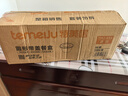 特美居（temeiju）一次性飯盒長方形透明塑料快餐盒加厚帶蓋打包盒餐具50套裝1000型 曬單實拍圖