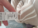 森馬（Semir）森柔|地理系列毛衣女冬季半高領(lǐng)刺繡條紋衫101724107022 曬單實(shí)拍圖