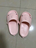 chikoku新款小萌鯊拖鞋女夏季家居可愛(ài)厚底防滑情侶鯊魚(yú)涼拖鞋男夏 曬單實(shí)拍圖