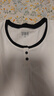 森馬（Semir）長(cháng)袖T恤女短款撞色打底衫簡(jiǎn)約風(fēng)秋季假兩件修身衣服101524101005 曬單實(shí)拍圖
