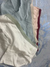 健將純棉女士內(nèi)褲夏季新款透氣三角提臀式抗菌底褲 2藍(lán)色+2粉色+2灰色+1白色合計(jì) 7條 L （95-120斤） 曬單實(shí)拍圖