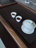 璽翰雅（ROYHOYE） 胡桃實(shí)木茶盤(pán)德國電木茶臺帶電磁爐一體全自動(dòng)燒水家用排水式茶海辦公室泡茶托盤(pán) 雅韻電器款88X48X8CM【G9】 曬單實(shí)拍圖