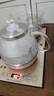 益茶福全自動上水電熱水壺底部上水嵌入式茶臺功夫茶燒水壺飲水燒水一體機(jī)抽水玻璃煮茶壺保溫泡茶壺 SQ-008金色玻璃套裝 1L 曬單實(shí)拍圖