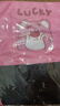 防水防油圍裙工作服圍腰廚房可愛(ài)卡通形象簡(jiǎn)約廚房餐廳禮品男女 草莓熊?chē)?條【粉黑色】 防水防油 曬單實(shí)拍圖