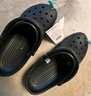 crocs卡駱馳貝雅洞洞鞋沙灘鞋|10126 深藍-410 39(240mm)  曬單實拍圖