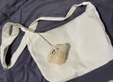 沐霓斜挎包包女式2026新款韓版流行單肩包百搭休閑情人節托特通勤包 百搭單肩斜挎包白+掛件34*7*21 曬單實(shí)拍圖