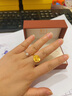 周生生永系列 足金幸?；ㄕZ(yǔ)開(kāi)口戒結婚玫瑰花戒指72931R計價(jià) 3.93克(含工費160元) 曬單實(shí)拍圖