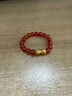 周六福  黃金戒指女款5D硬金蝴蝶結足金紅瑪瑙指環(huán) 定價(jià) 0.10g 曬單實(shí)拍圖