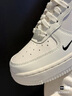 耐克（NIKE）  AIR FORCE 1女子空軍一號運動(dòng)休閑鞋 HF1058-133 白色 38.5 曬單實(shí)拍圖