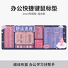 鐳拓（Rantopad）H6+ 辦公快捷鍵鼠標墊超大號 電腦桌墊鍵盤(pán)墊  好運連連 曬單實(shí)拍圖