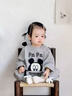 G.duck寶寶秋裝超萌連體衣嬰兒早秋外出服可愛(ài)哈衣嬰幼兒秋季衣服包屁衣 灰色卡通米老鼠哈衣 100cm 100 cm *建議26-30斤左右* 曬單實(shí)拍圖