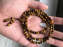 梵登7A收藏級黃虎眼石108顆佛珠手鏈男女虎睛石素圈款多圈手串木變石 7A收藏級彩虎眼石佛珠108顆珠徑6 虎眼石 曬單實(shí)拍圖