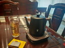 鳴盞燒水壺泡茶 電熱水壺功夫茶壺電茶爐 茶藝師專(zhuān)用電茶壺 智能恒溫茶具磨砂MZ152A黑色 曬單實(shí)拍圖
